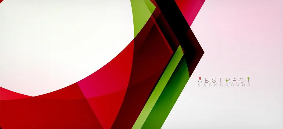 Vector color hexagons geometric abstract background イラスト素材