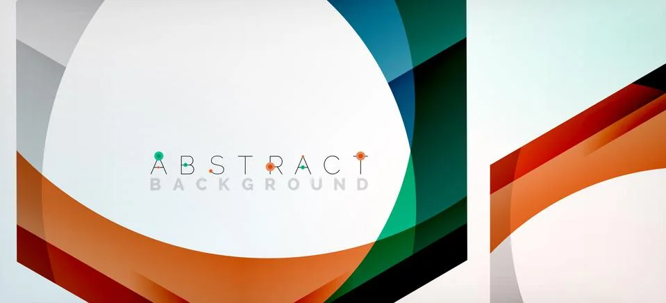 Vector color hexagons geometric abstract background Illustrazione stock
