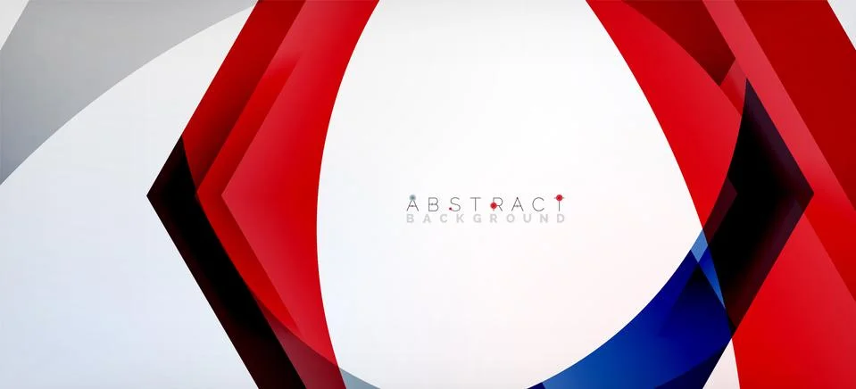 Vector color hexagons geometric abstract background Illustrazione stock