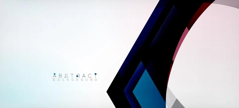 Vector color hexagons geometric abstract background 스톡 일러스트