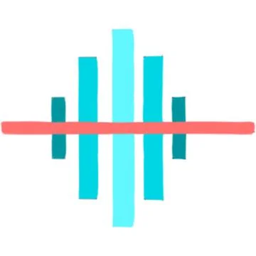 Vector color illustration of blue rectangles Stock Illustration