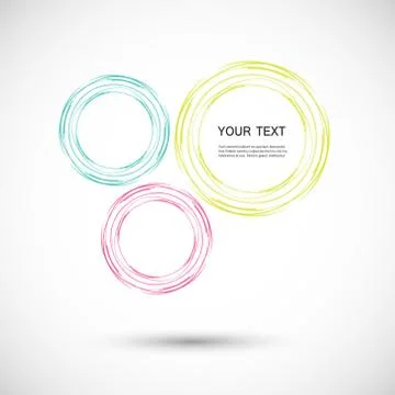 Vector color line twirl design Stock Illustration