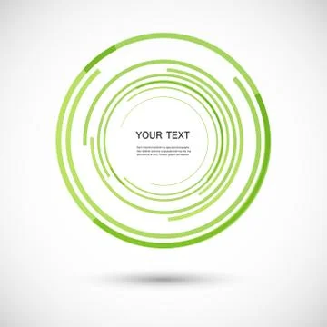 Vector color line twirl design Stock Illustration
