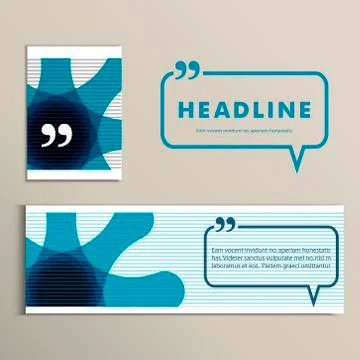 Vector color lines with conversational bubble Stock Illustration