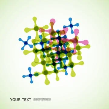 Vector color network background eps10 Stock Illustration