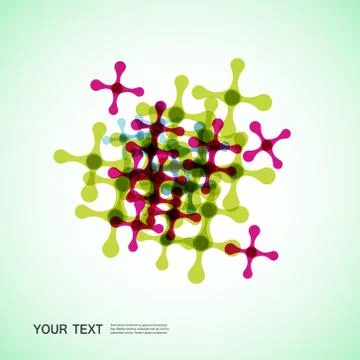 Vector color network background eps10 Stock Illustration