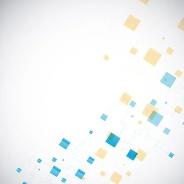 Vector color network connection and DNA atom Stock Illustration