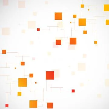 Vector color network connection and DNA atom Stock Illustration