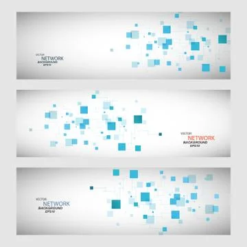 Vector color network connection and DNA atom Stock Illustration