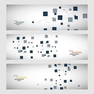 Vector color network connection and DNA atom 스톡 일러스트