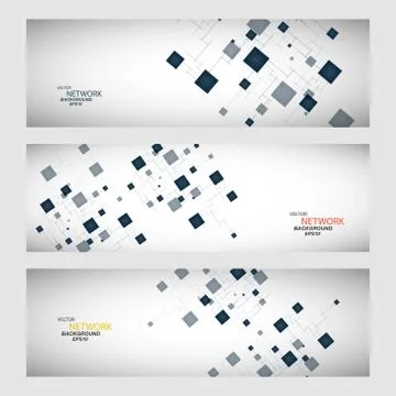 Vector color network connection and DNA atom Stock Illustration