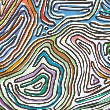 Vector color pattern, curved lines, black and white grunge background 스톡 일러스트