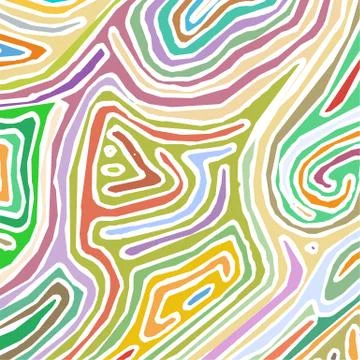 Vector color pattern, curved lines, black and white grunge background 스톡 일러스트