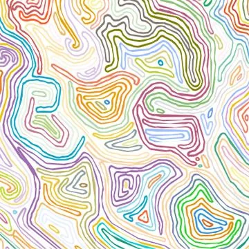 Vector color pattern, curved lines, black and white grunge background 스톡 일러스트
