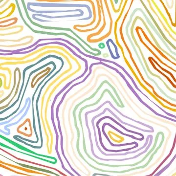 Vector color pattern, curved lines, black and white grunge background 스톡 일러스트