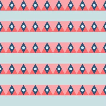 Vector color rhombus seamless pattern Stock Illustration