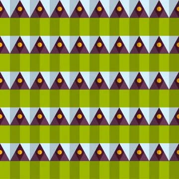 Vector color rhombus seamless pattern Stock Illustration