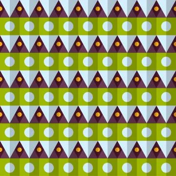 Vector color rhombus seamless pattern Stock Illustration