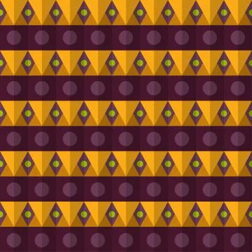 Vector color rhombus seamless pattern Stock Illustration