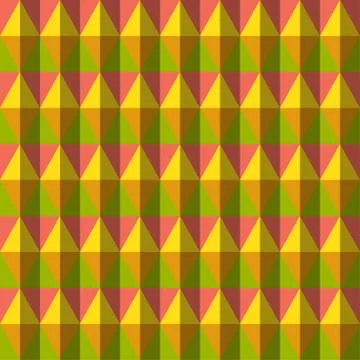 Vector color rhombus seamless pattern Stock Illustration