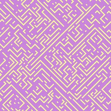 Vector color seamless trendy pattern. Digital design - repeatable geometric Stock Illustration