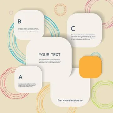 Vector color square connection eps Stock Illustration