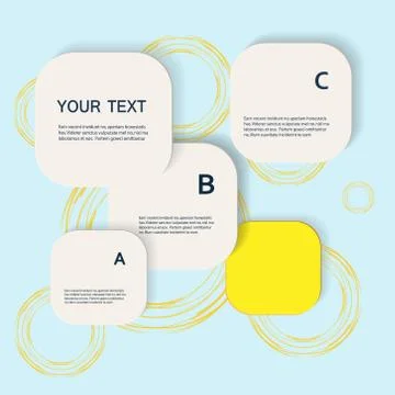 Vector color square connection eps Stock Illustration