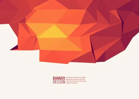 Vector Color Triangle Design Templates Brochures Stock Illustration