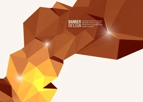 Vector Color Triangle Design Templates Brochures Stock Illustration