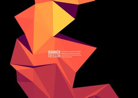 Vector Color Triangle Design Templates Brochures Illustrazione stock