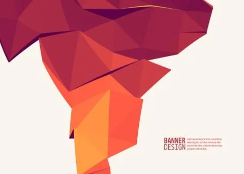 Vector Color Triangle Design Templates Brochures 스톡 일러스트