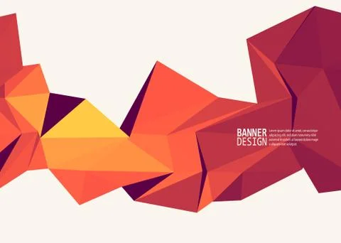 Vector Color Triangle Design Templates Brochures Stock Illustration