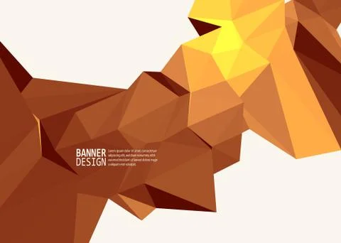 Vector Color Triangle Design Templates Brochures Illustrazione stock