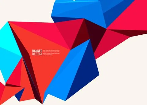 Vector Color Triangle Design Templates Brochures Stock Illustration