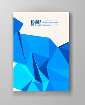 Vector Color Triangle Design Templates Brochures Stock Illustration