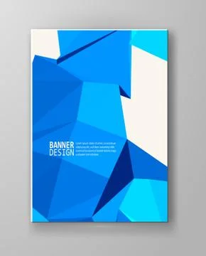 Vector Color Triangle Design Templates Brochures Illustrazione stock