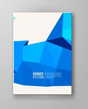 Vector Color Triangle Design Templates Brochures Stock Illustration