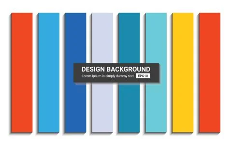 Vector color variant of background. Different modern wallpapers Stock Illustration