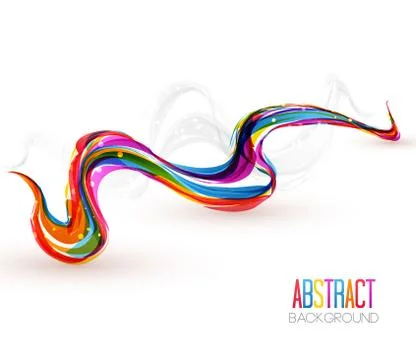 Vector Color waves Stock Illustration