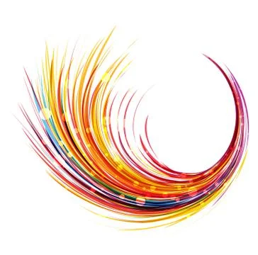 Vector Color waves Stock Illustration