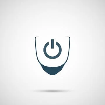 Vector colored abstract creative button play eps Stock Illustration