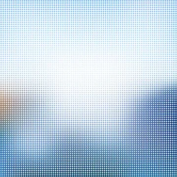 Vector colored background of halftone dotted vibrant texture Illustrazione stock