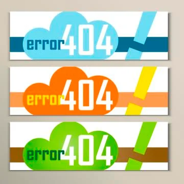 Vector colored clouds on a white background Stock Illustration