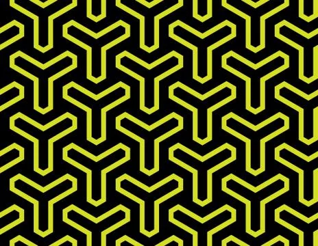 Vector colored geometric seamless pattern Stock Illustration