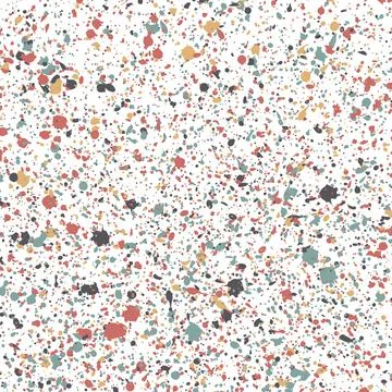 Vector colored splatted background, granite texture on white background Stock Illustration