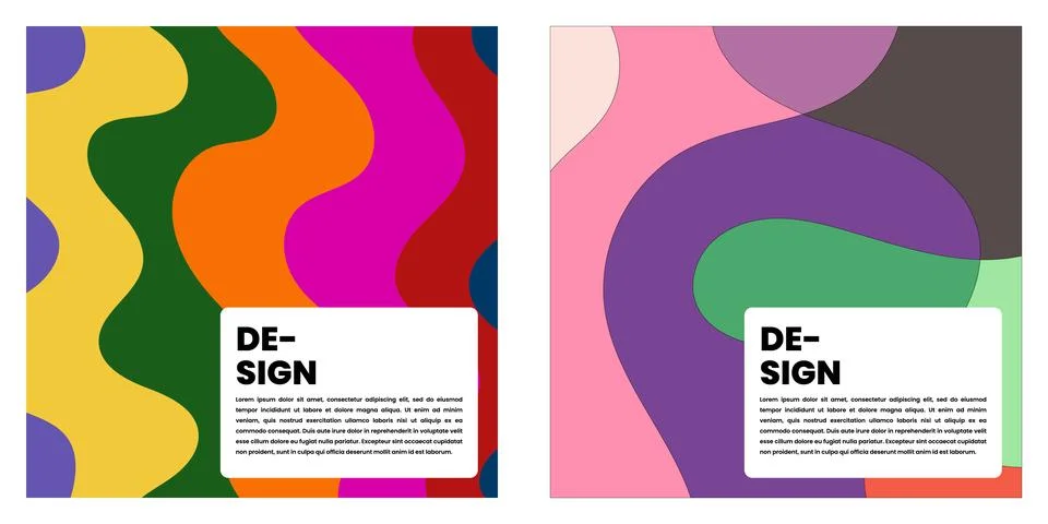 Vector of Colorful Abstract Background Design. Perfect for background design, ad Stock Illustration