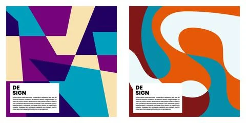 Vector of Colorful Abstract Background Design. Perfect for background design, ad Stock Illustration
