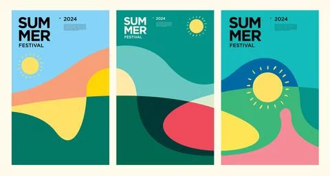 Vector colorful abstract fluid and dynamic poster Stock Illustration