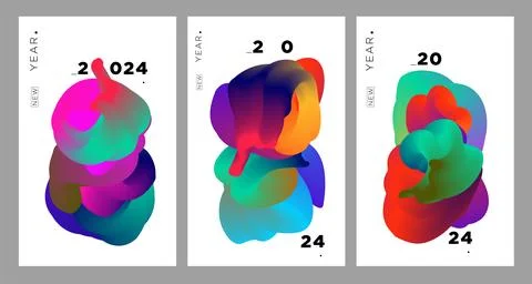 Vector colorful abstract fluid and dynamic doodle for banner and poster Stock Illustration