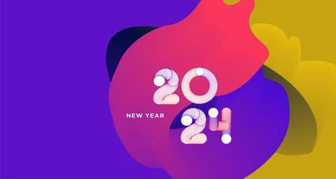 Vector colorful abstract fluid and dynamic doodle for banner and poster Stock Illustration